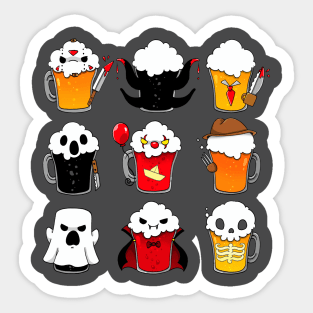 Horror Beer Sticker